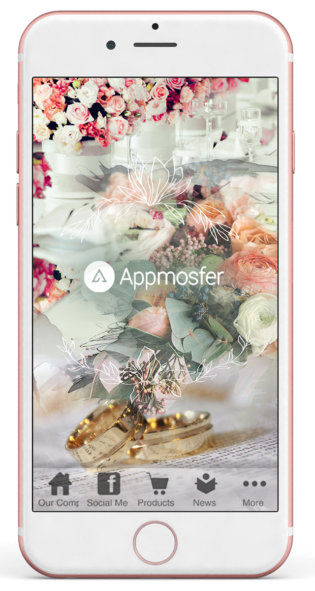 Düğün Wedding Mobil Web Uygulama Mockup 2 - Evyapan